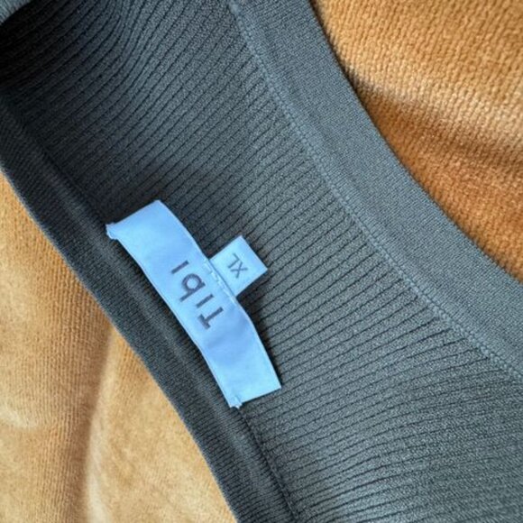 Tibi Giselle Stretch Sweater Circle Openback Pullover - Picture 4 of 8